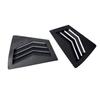 For Mazda 3 2009 2010 2011 2012 2013 ABS Plastic Rear Window Quarter Louver Scoop Cover Side Vent Trim Car Adhesive Accessories