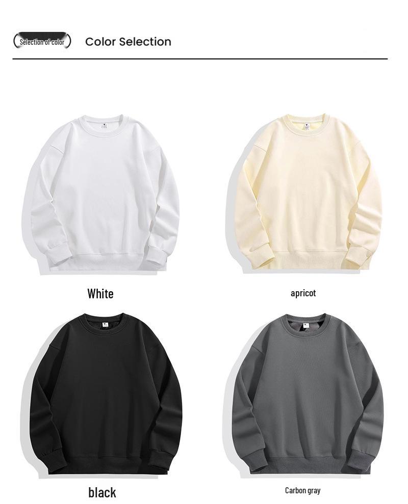 Retro Heavyweight 480g Hooded Sweatshirt - Thick Fleece Drop Shoulder Pullover for Men and Women