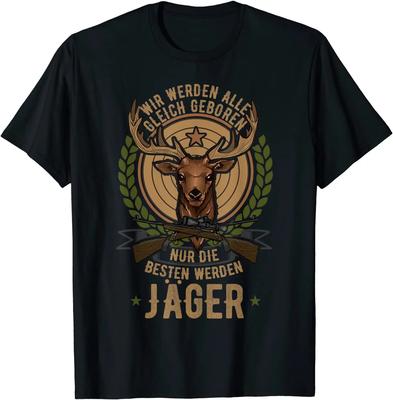 Die Besten Werden Hunter Slogan Jagd Hirsch Geschenk T-Shirt. Sommer Baumwolle Kurzarm O-Ausschnitt Herren T-Shirt Neu S-3XL