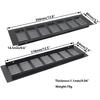 2PCS Air Vent Cover,TTZEZE Black Aluminium Alloy Ventilation Grille Rectangle Metal Louvered Grill Cover for Wardrobe Stove Shoes Cabinet Sink