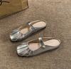 Baotou half-drag flat sandals women's summer wear 2025 new Mary Jane single shoes with skirt cool slippers