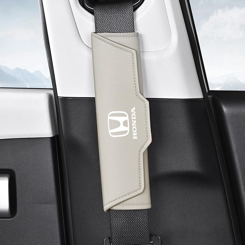 WKB5  Car Seat Shoulder Pad Seat Belt Buckle Protector Cover Accessories For Honda Civic Accord CRV Fit Jazz Transalp CBR cb500x Od