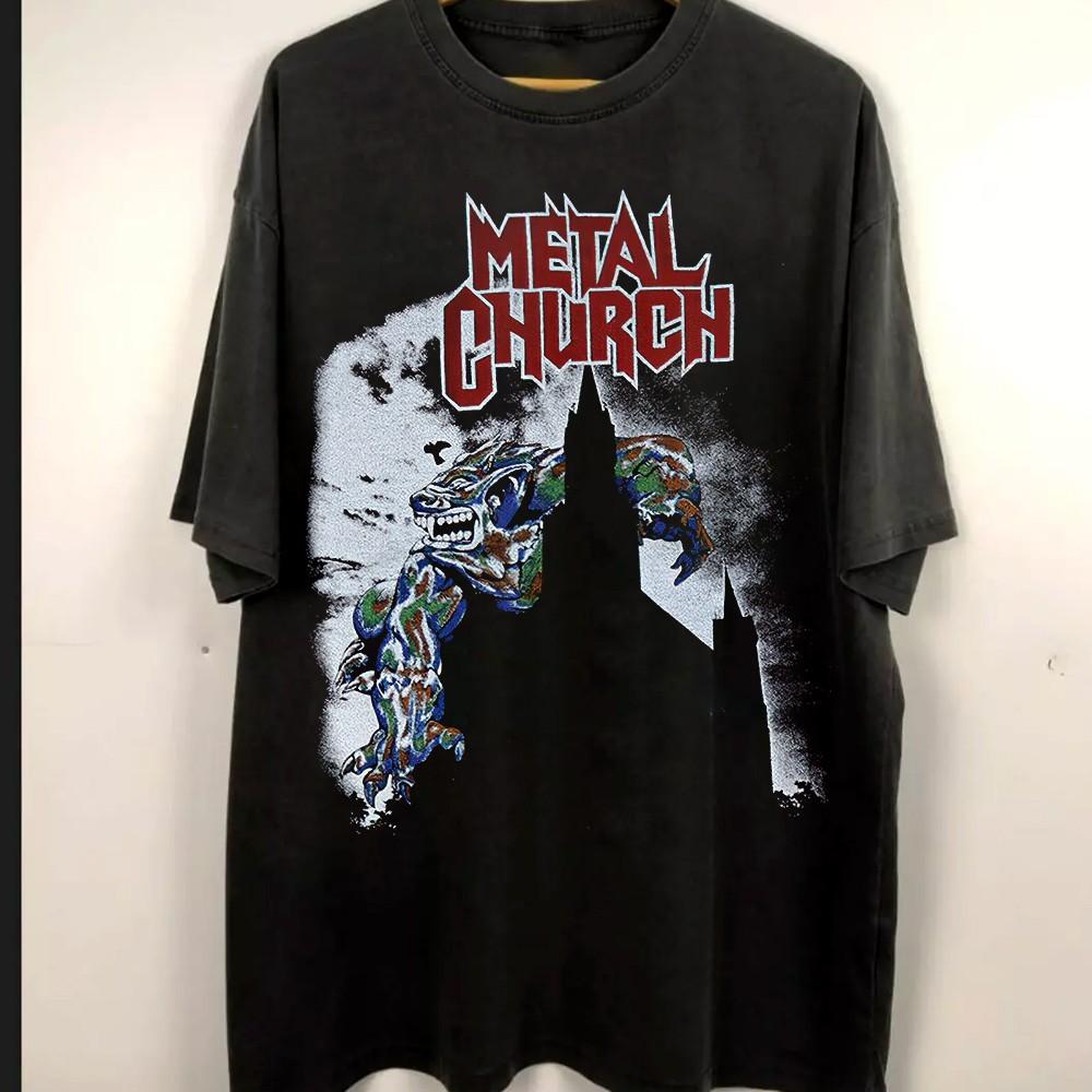 Retro Metal Church Concert Men S-235XL S8223 S