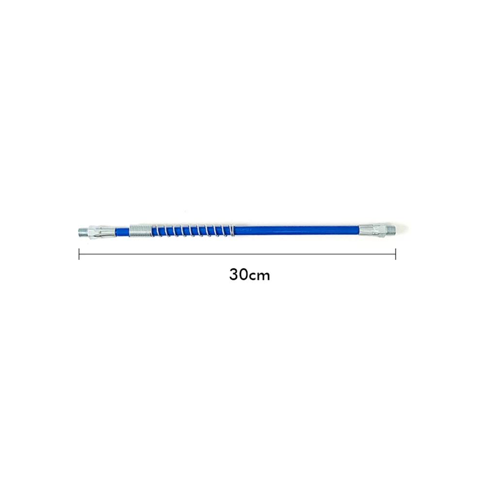 30/40/50cm Car Grease Gun Coupler Hose Long Extension Tube Heavy Duty High Pressure Grease Gun Whip Hoses for Grease Injector