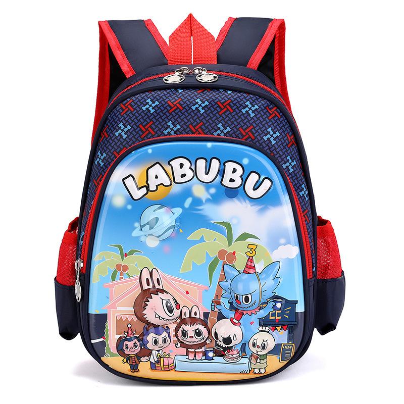 12-inch Schoolbag Boy Backpack 3D Three-dimensional Hard Shell Pull Cloth Cartoon Cute Girl Student Bag CLE