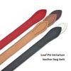 PU Leather Handbag Lifting Handle Modified DIY Decorative Leaf Shape Easy Matching Shoulder Bag Strap Accessories