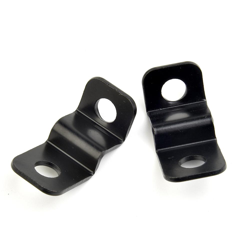 2PCS Držák směrových světel z hliníkové slitiny, černý LED, motocykl, jízdní kolo, držák blinkru, sada moto příslušenství