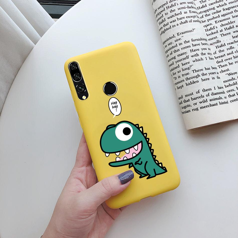 For Huawei Honor 9X STK-LX1 Case Soft Matte Silicon Cute Cat Cactus Cover For Honor 9X Honor9X 9 X Premium Pro Phone Case Bumper