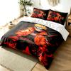 Naruto 3pc Duvet Cover Set Simple Modern Bedding Set Wrinkle Resistant Soft Fabric All Season Use a perfect gift