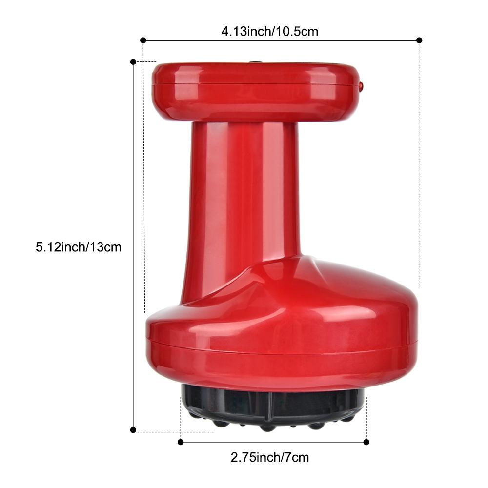 Masajeador de Ventosas Eléctrico Guasha Raspado Aparato de Succión al Vacío Meridiano Presión Negativa Quema de Grasa Adelgazamiento Corporal