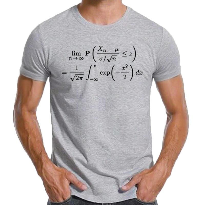 Fun Central Limit Theorem Probability Statistics Data Science T-shirts Gifts Fashion For Men Casual Sue