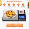 0.001oz/33lbs Dual Platform Food Kitchen Scales Digital Weight Grams and Ounces Two Precisions Kitchen Scale for Sourdough Brea
