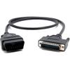 OBD2 Cable,Diagnostic Scan Tool Various Model Scanners For INNOVA 3100 3110 3120 3130 3130C 3140 3150 3160 DB25 To OBD2 Replacement Cable For