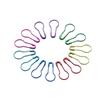 9.5mm Colorful Enamel Gourd Safety Pin - Iron U-Shaped Brooch Hook for DIY Clothing Tags, Accessories & Jewelry Making
