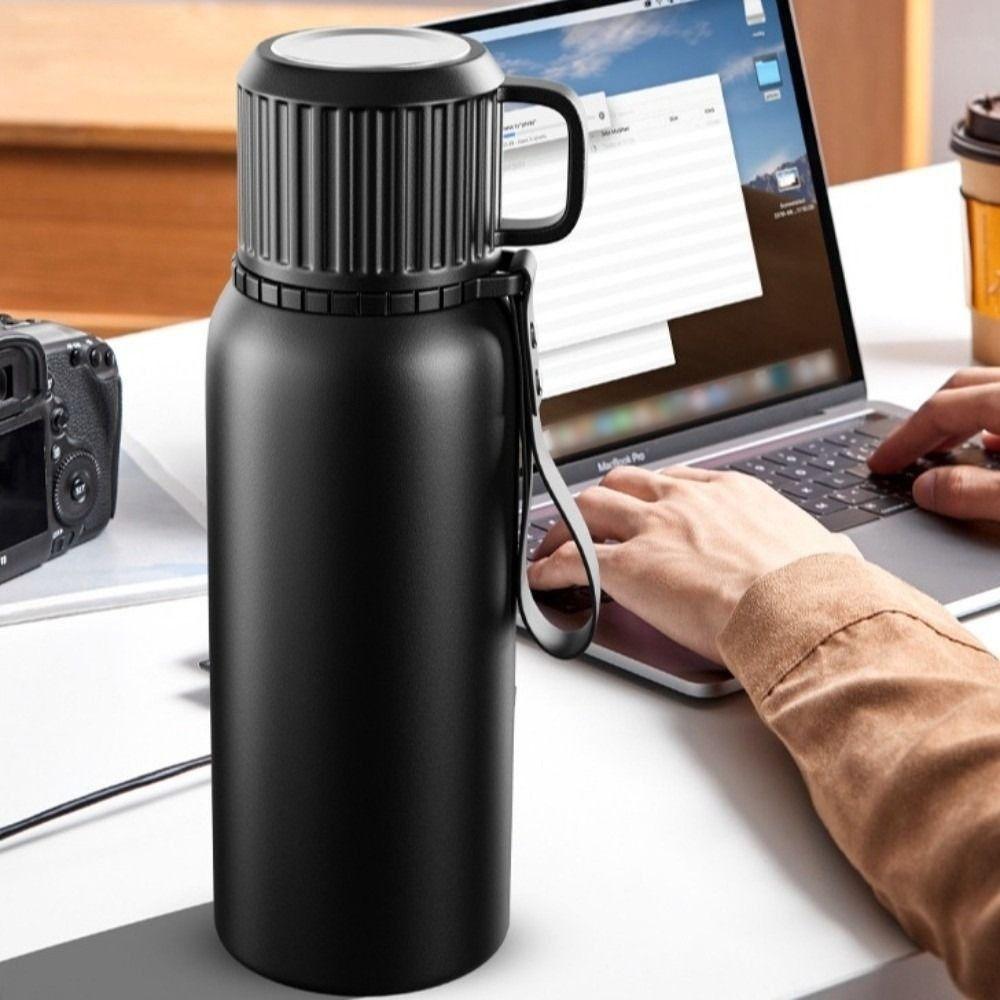 with Tea Filter Thermos Water Bottle 600/800/1000ML Thermos Tumbler Insulated Bottles  for Outdoor