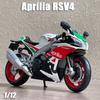 1/12 Aprilia RSV4 Alloy Racing Motorcycle Model Diecast Metal Street Cross-country Motorcycle Model Simulation Children Toy Gift