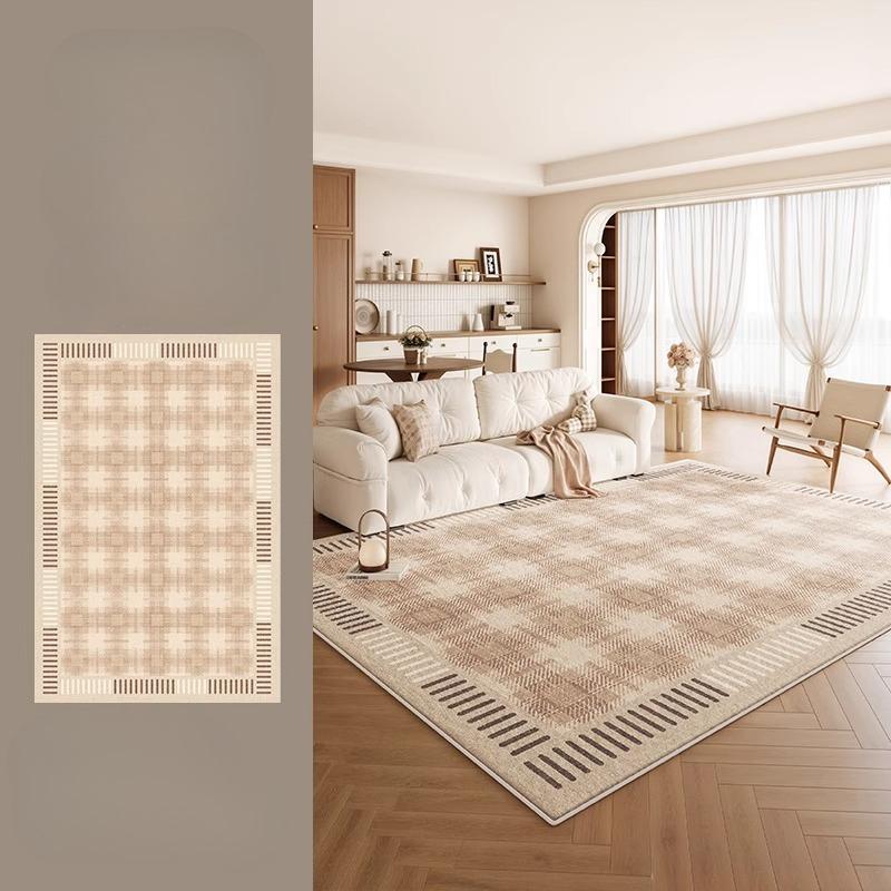 Cream Style Living Room Decoration Anti-slip Carpet Large Size Rugs for Bedroom Thick Washable Lounge Floor Mat Fluffy Soft Rug