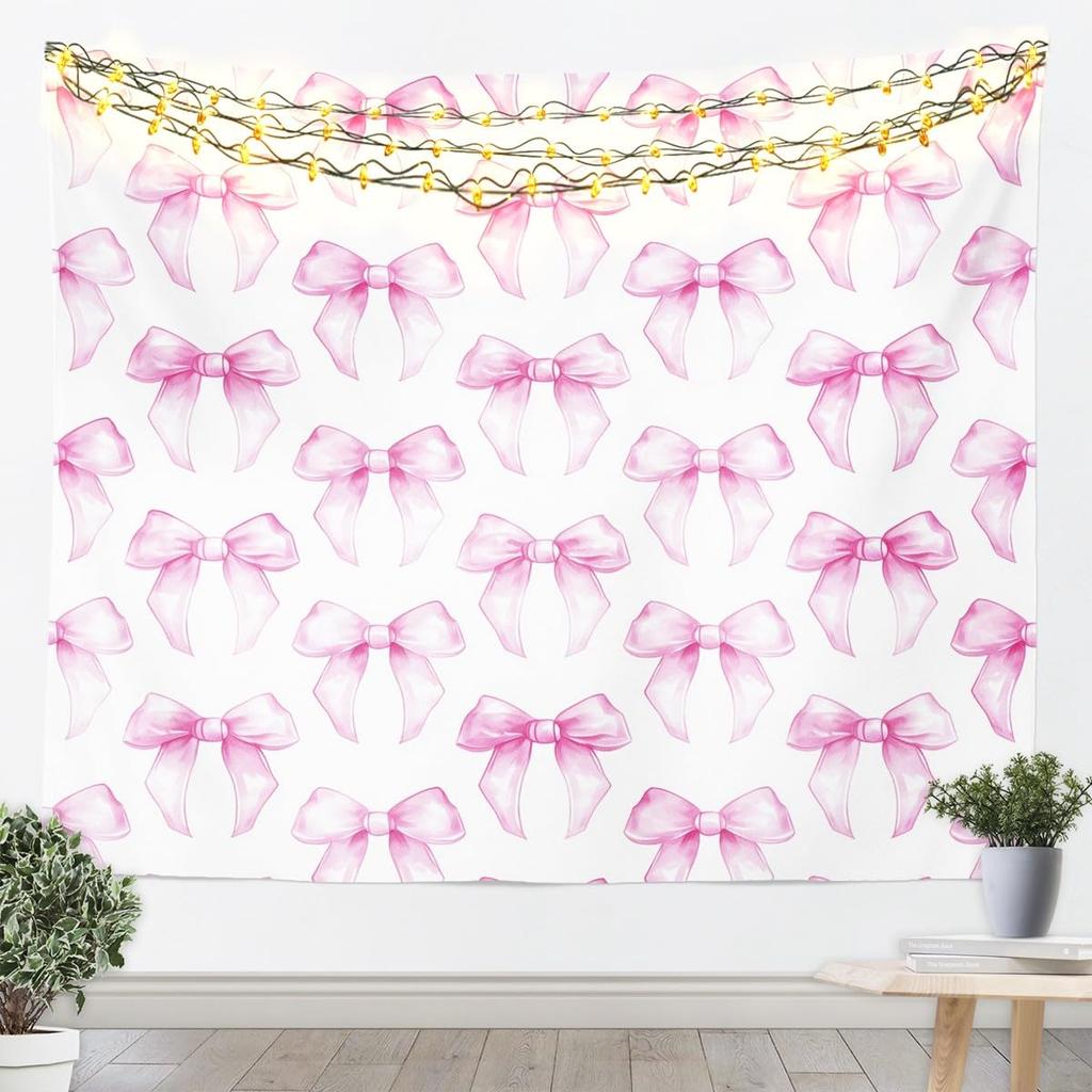Butterfly Tapestry Glitter Diamonds Print Wall Art Luxury Elegant Blue Wall Hanging Blanket for Living Room Bedroom Home Decor