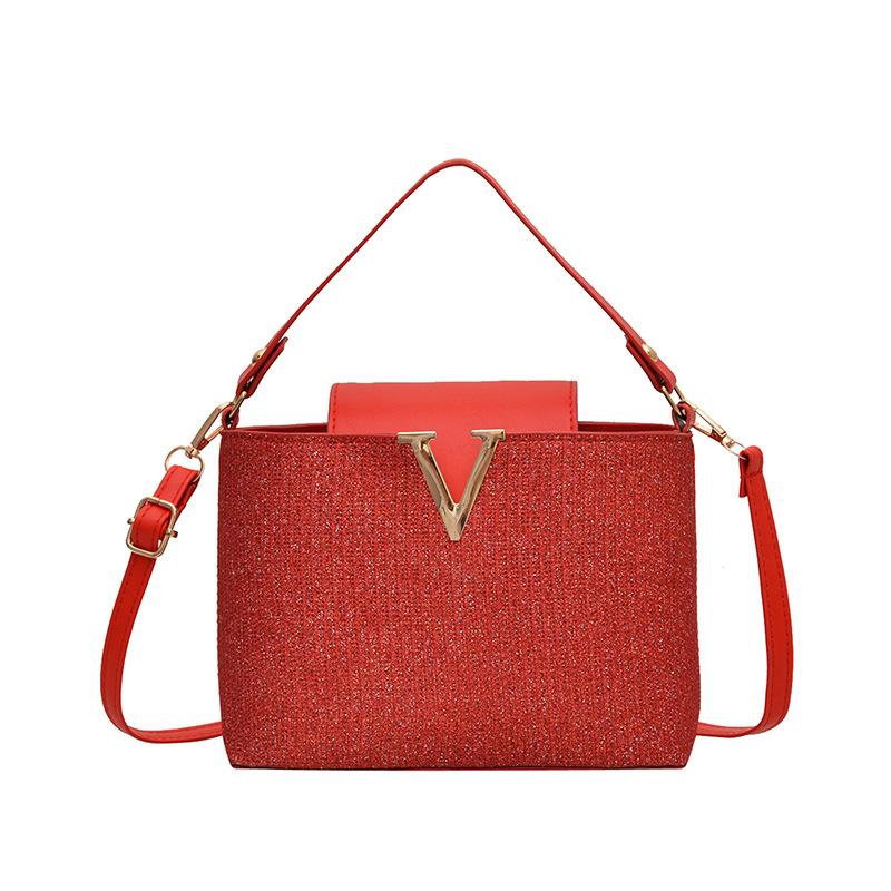 Foreign Style New Versatile Personality High Sense Small Square Bag Femininity Fashion Casual Simple Messenger Bag Tide