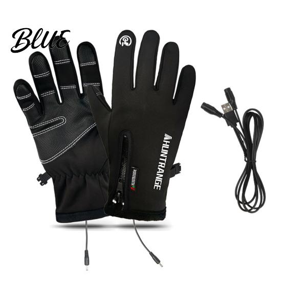 Thermisch isolierte Handschuhe Bildschirm Elektrisch Wiederaufladbar Hand Männer Frauen Wasserdicht Beheizt Wärmer Touch für Skifahren