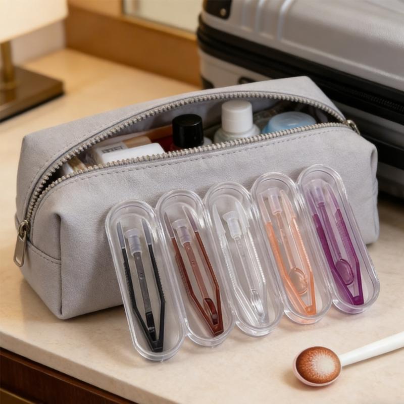 Pack of 20 Plastic Contact Lenses Applicator Tweezers and Suction Cup Stick Set for Easy Wearing and Removal Easy To Use