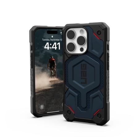 Etui Uag Monarch Pro Z Magsafe Na Iphone 16 Pro - Niebieskie