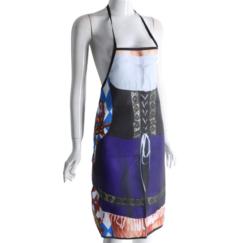 Beer Festival Oktoberfest Apron for Women Men Funny Female PartyCostume Outfit Kitchen Cooking Uniform Party Supplies