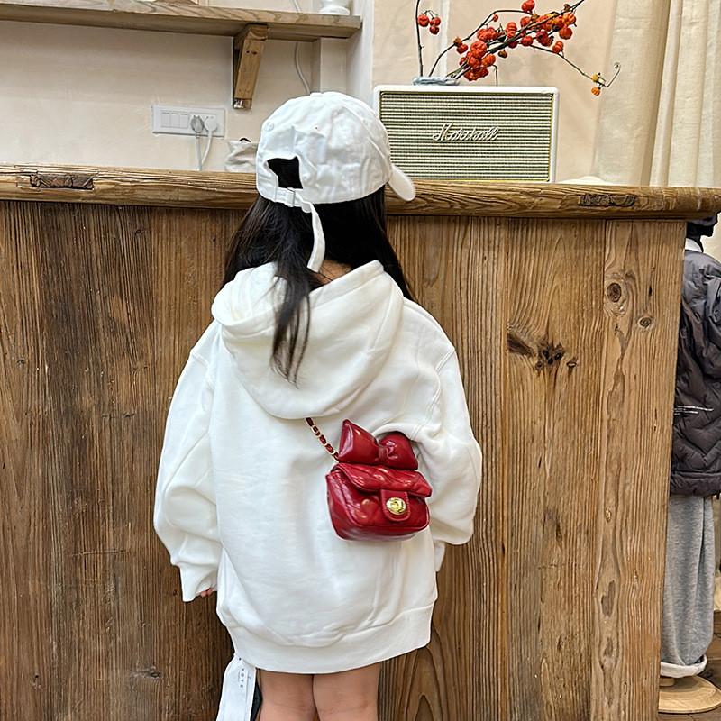 Adorable Butterfly Knot Mini Shoulder Bag For Boys And Girls With Strap Chain