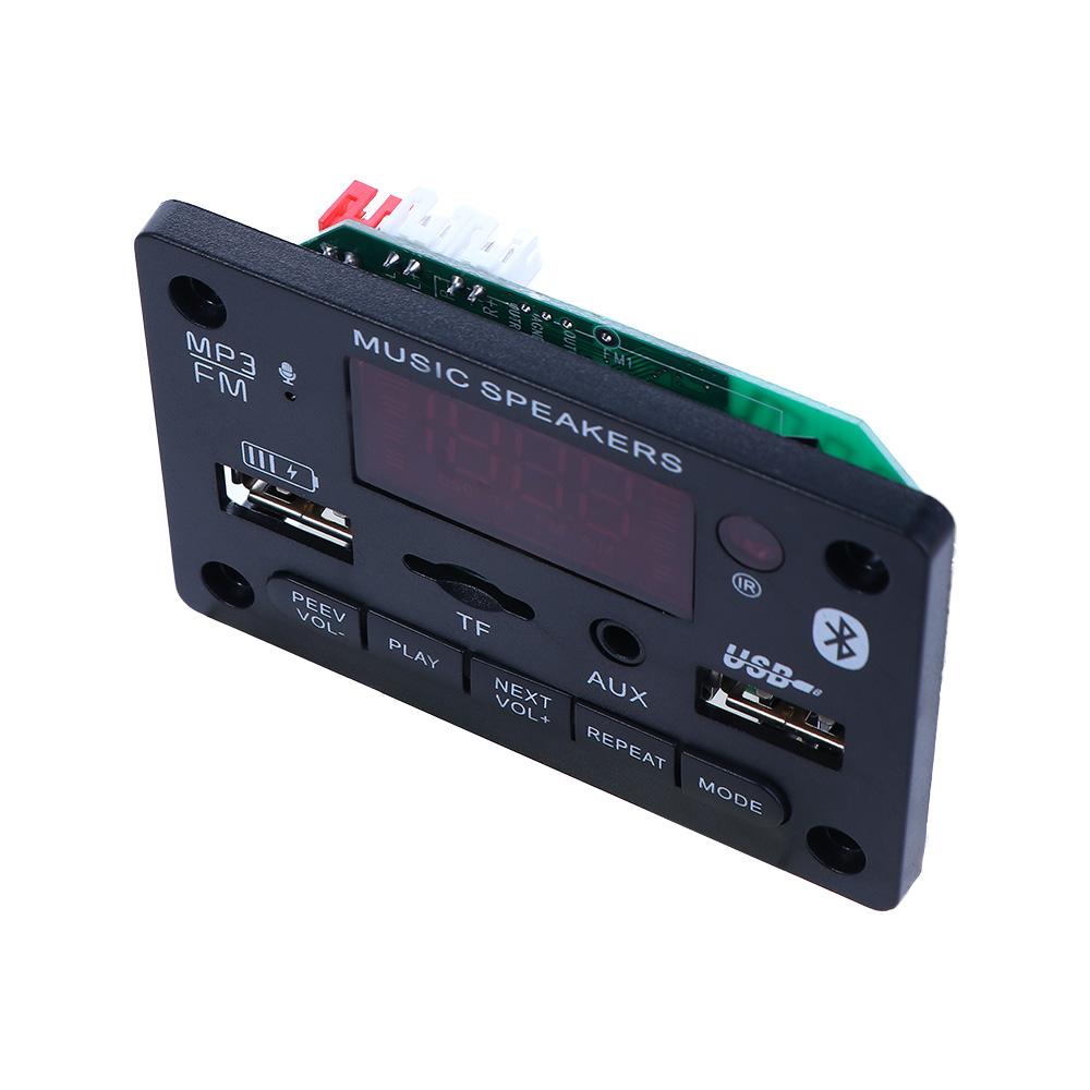 Remote Control Wirelessl Bluetooth 5.0 Audio Module MP3 Decoding Board Amplifier Board Car Player