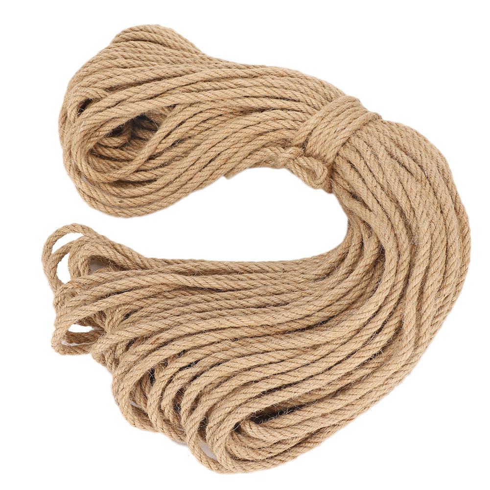 Durable Sisal Rope for Cat Tree DIY Scratching Toys Scratch Board Pet Cat Supplies6mm 50m