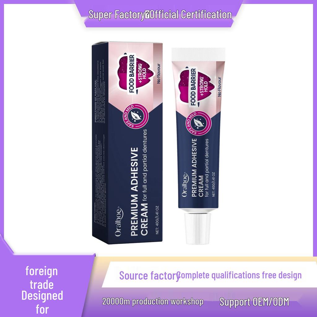 Oralhoe Denture Fixation Paste: Enhanced Comfort Adhesive for Loose Dentures