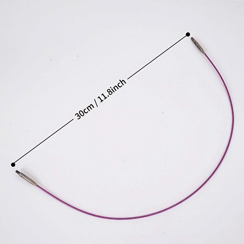 1PC Stainless Steel Disassembly Accessory Rope Rotating Needle Weaving Tool DIY Nylon Detachable Circular Needle Multi-functional