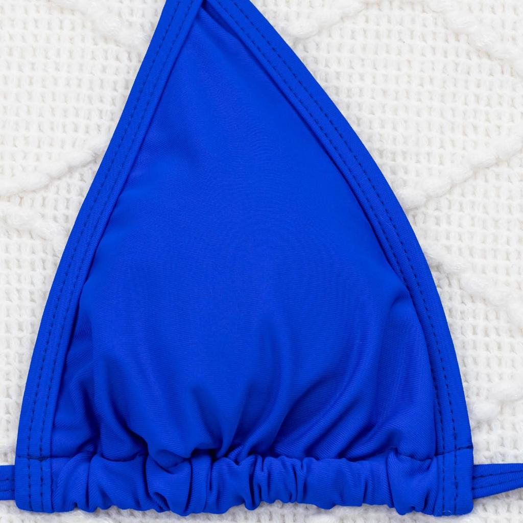 2023 Crystal Diamond Triangle Thong Bikini - Women's European & American Swimwear