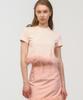 MOONSUN El Sol Ostrich Hair T-Shirt / Flamingo