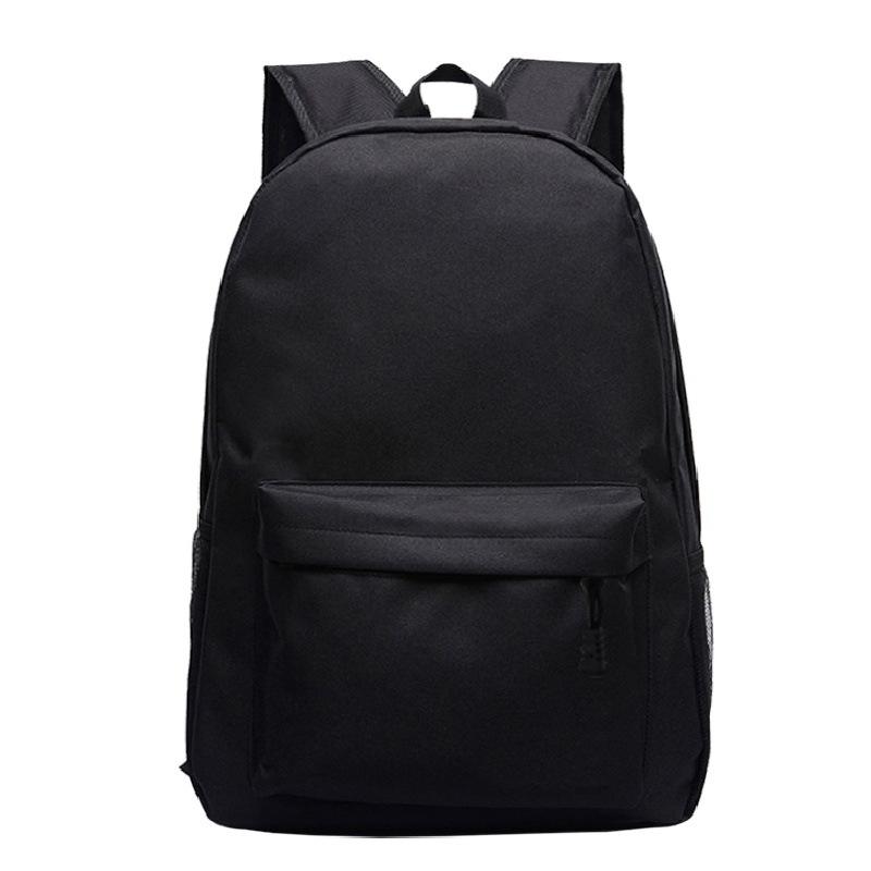 Blank Backpack Children Primary School Students Middle School Students Large Capacity Simple Versatile Backpack Bag