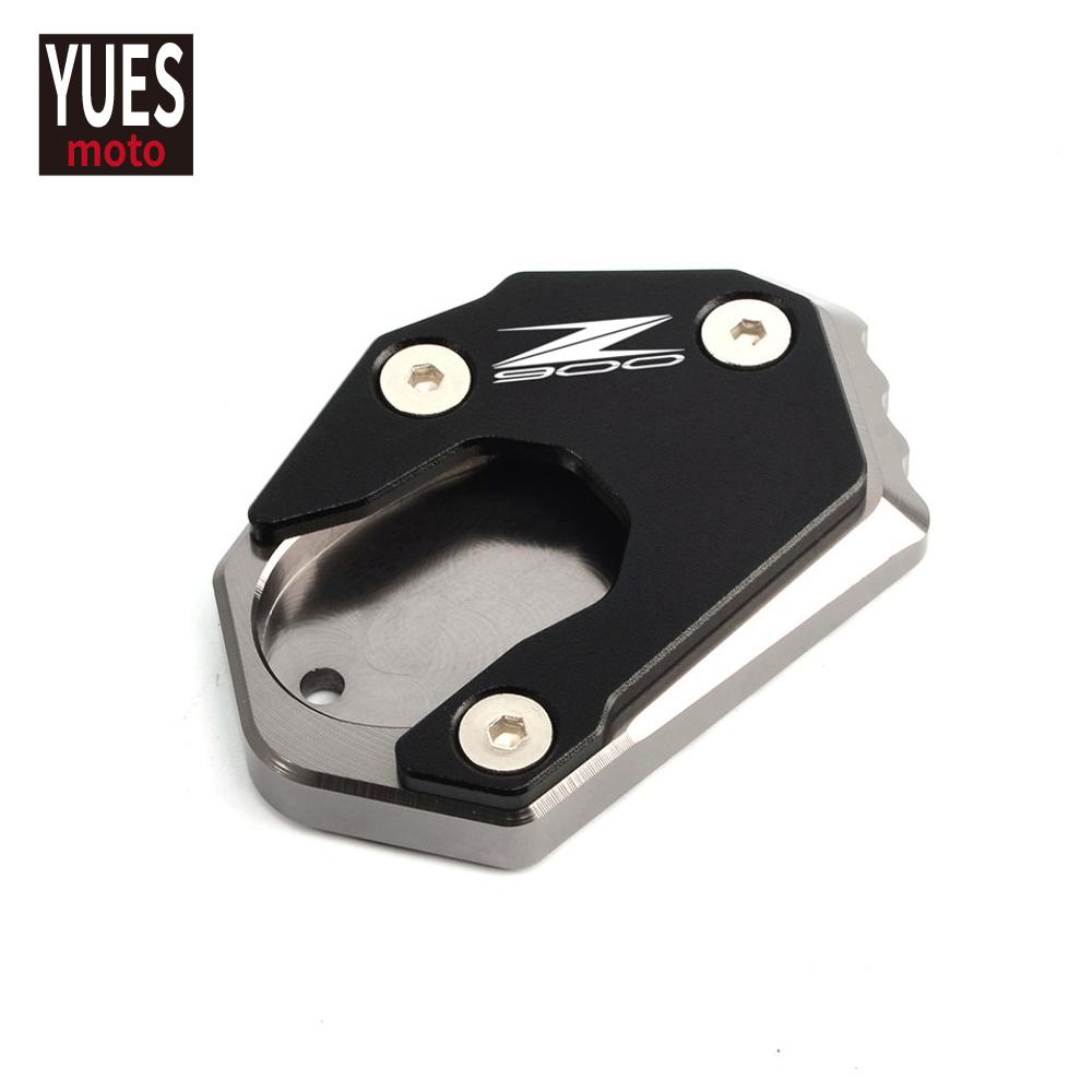 Motorcycle Accessories Kickstand Extension Foot Side Stand Enlarger Plate Pad For KAWASAKI Z900 Z900RS Z 900 2018