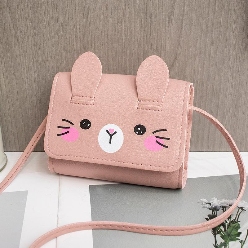 Kids Mini Handbag Cute Pu Shoulder Bag For Girls Princess Coin Purse Wallet