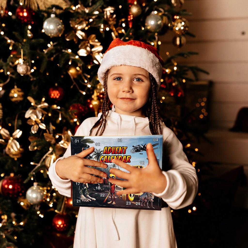 3D Stereo BlindBox Aircraft Box Advent Calendar Christmas Countdown Calendar Figurines, Anime Characters, And Toys