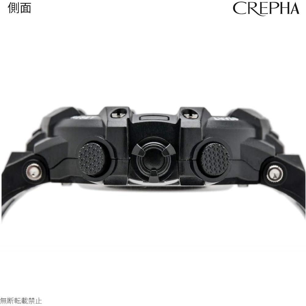 Crepha Digital Watch Telva Waterproof 5atm StopWatch Large Screen Black Men S