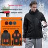 USB-verwarmde Winter Ski Jas voor Buitensporten en Bergbeklimmen