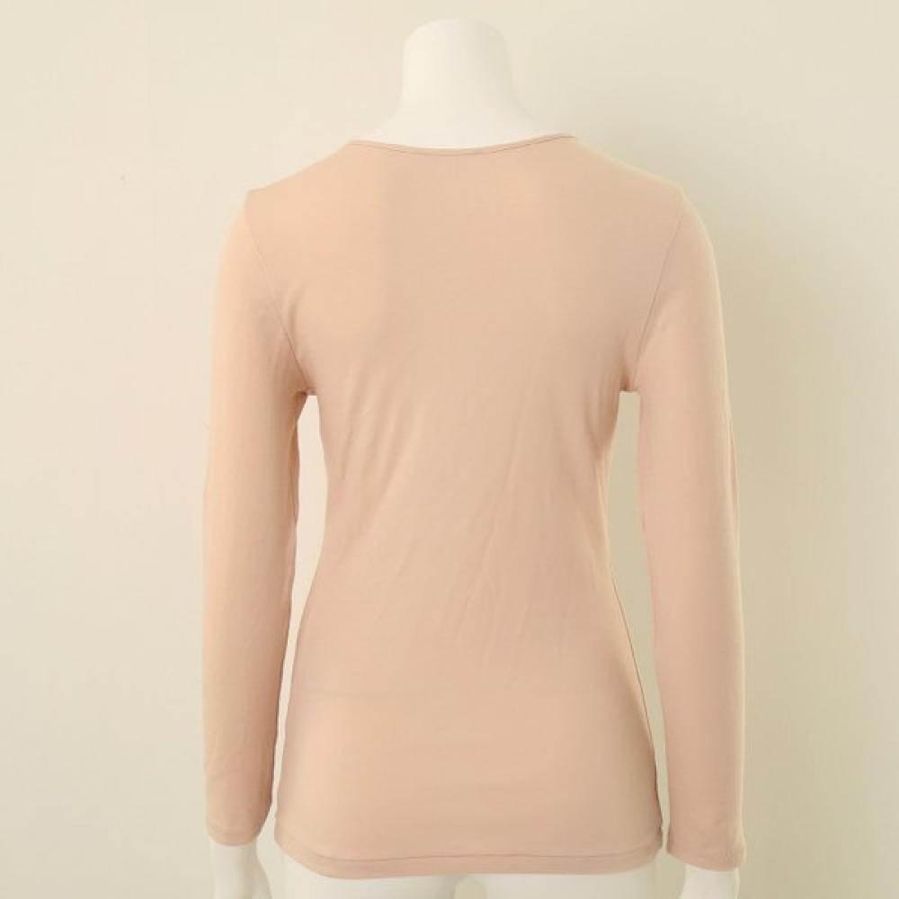 Wacoal Soft Supima Cotton 100  Women S Long Sleeve Underwear Top  Wlg2355c 