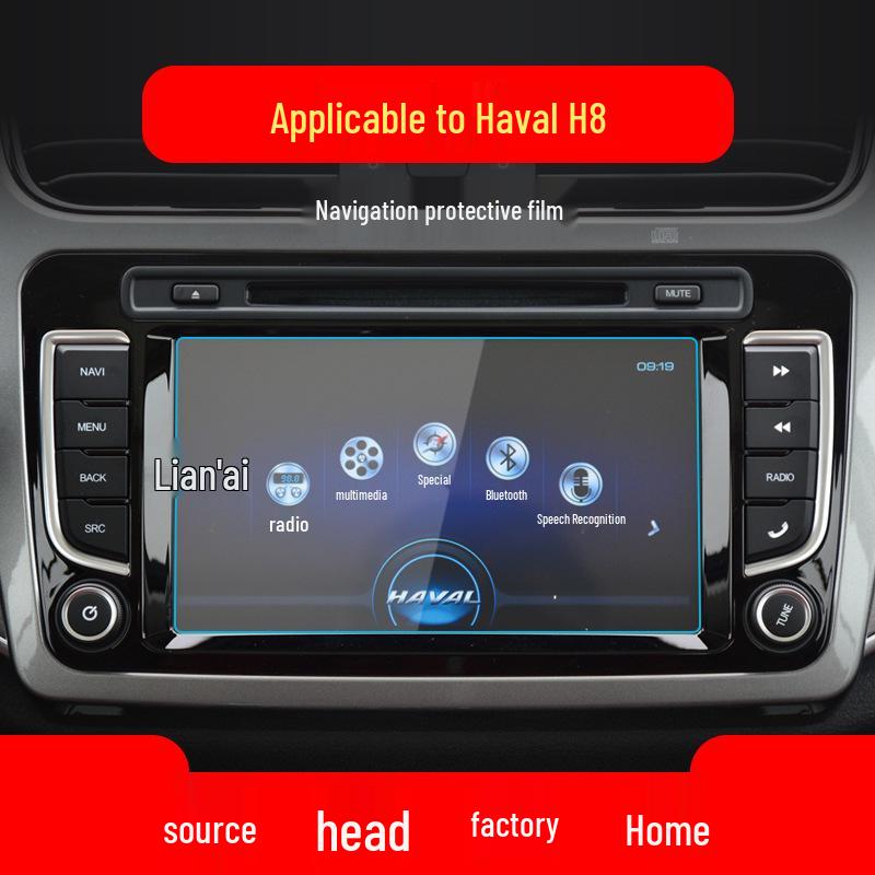 Fits 25 Great Wall Haval Models: H7, H8, H9 Navigation Screen & Interior Protective Film.
