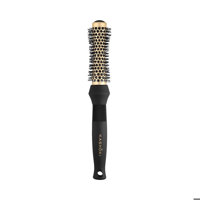 Brosse À Cheveux - Kashōki - Hourglass Styling 25mm - Poils Naturels De Sanglier - Pour Cheveux Courts - Mixte