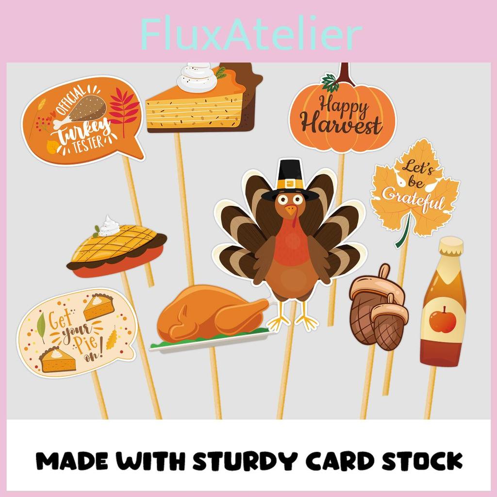 Festliche Foto-Requisiten mit Truthahn-Thema für die Thanksgiving-Feierparty