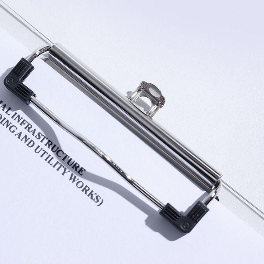 Portable Transparent Writing Clipboard A4 Stationery A4 File Folder Memo Clip Board Students