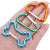 1pc Mountaineering Buckle Love Star Buckle D-Shaped Buckle Color Backpack Buckle Aluminum Keychain DIY Accessories