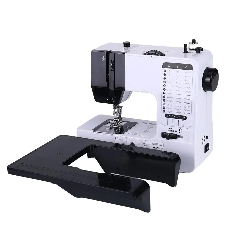 Sewing Machine 38 Stitches Mini Portable Handy Replaceable Presser Foot Winding Overlock Start Button Electrec With Pedal Repair