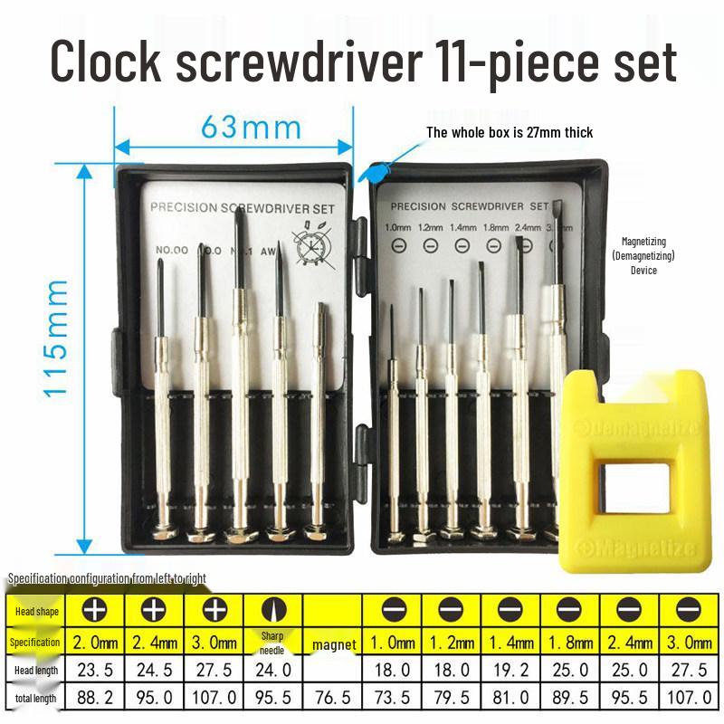 Jiuli Precision Screwdriver Set for Watches and Glasses