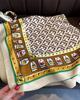 Versatile British-Style Silk Square Scarf - 90cm Solid Color Shawl & Headscarf