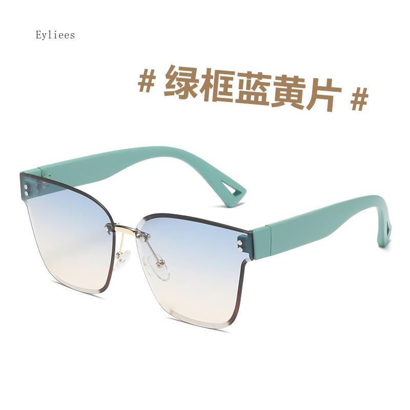 New Fashion Rimless Sunglasses Women Brand Designer Gradient Sun Glasses Luxury Trimming Frameless Eyeglasses Ladies Gafas
